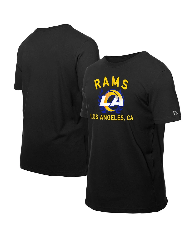 New Era Men's Black Los Angeles Rams 2025 Nfl Draft T-Shirt