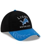 New Era Men's /Blue Detroit Lions 2025 Nfl Draft 39THIRTY Flex Hat
