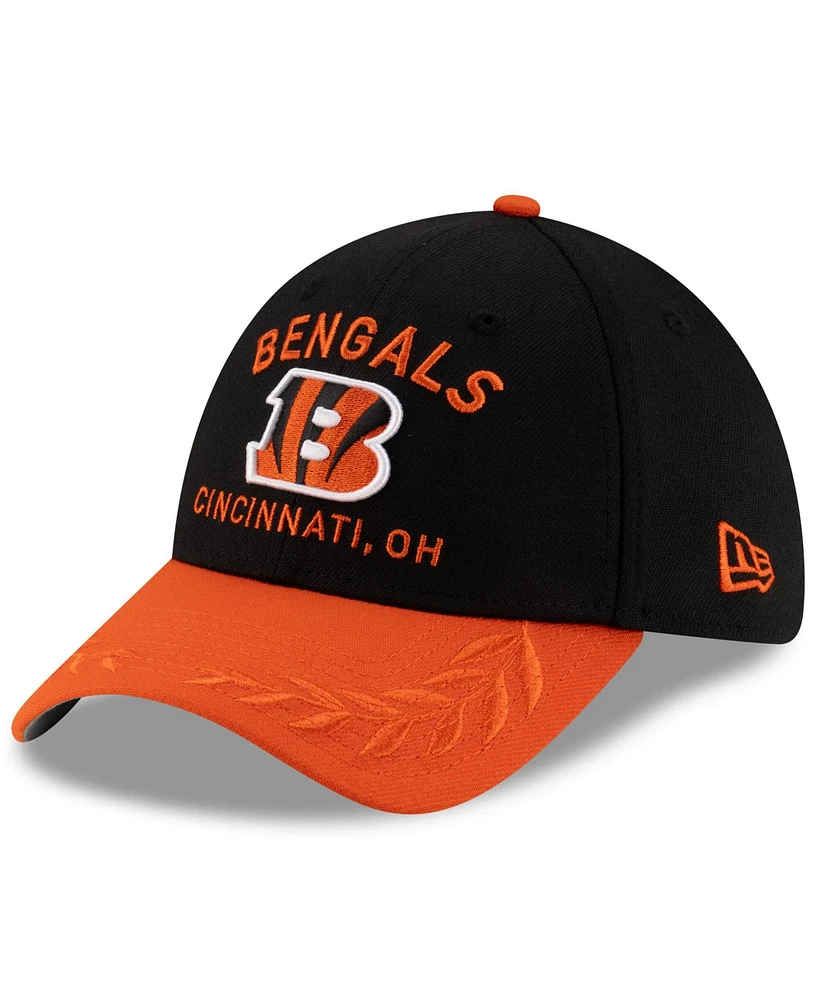 New Era Men's Black/ Cincinnati Bengals 2025 Nfl Draft 39THIRTY Flex Hat