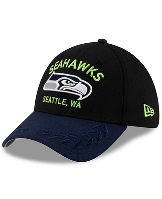 New Era Men's /College Navy Seattle Seahawks 2025 Nfl Draft 39THIRTY Flex Hat
