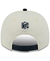 New Era Men's Cream/Navy Houston Texans 2025 Nfl Draft A-Frame 9FIFTY Snapback Hat
