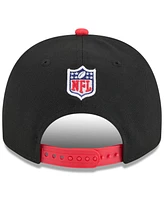 New Era Men's Black/Red Houston Texans 2025 Nfl Draft A-Frame 9FIFTY Snapback Hat