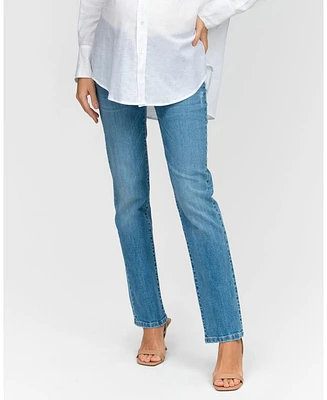 Maternity Extra Length Straight Jeans
