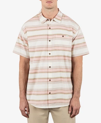Hurley Men's Lido Stripe Short Sleeve Shirt
