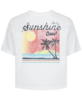 Hurley Big Girls Sunshine Coast Graphic Boxy T-Shirt