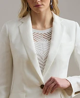 Lauren Ralph Women's Linen-Blend Twill Blazer