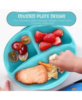 Sperric Silicone Baby Suction Plate for Self Feeding Training