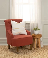 Rizzy Home Glam Striped Woven Decorative Pillow