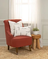 Rizzy Home Glam Striped Woven Decorative Pillow