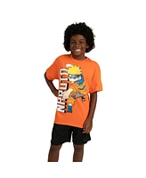 Naruto Boys 3-Pack Set - Includes Two Tees and Mesh Shorts-xxl