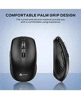 Wireless Bluetooth Mouse 2.4GHz Usb Receiver Rechargeable Silent Mouse