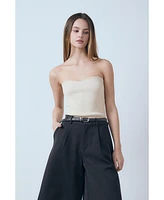 endless rose Women's Knit Strapless Top