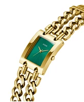 Guess Women's Analog Gold-Tone Stainless Steel Watch, 28mm