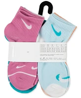Nike Little Girls Ankle Socks, 6 Pack