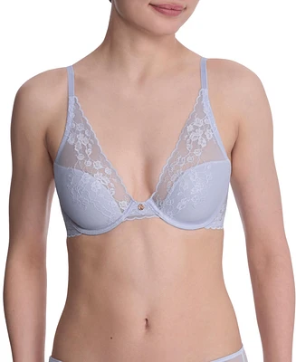 Natori Women's Cherry Blossom Plunge Convertible Contour Underwire Bra