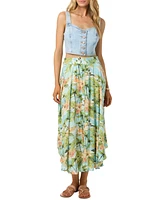 O'Neill Juniors' Delphina Cotton-Blend Sweetheart Skimmer Top