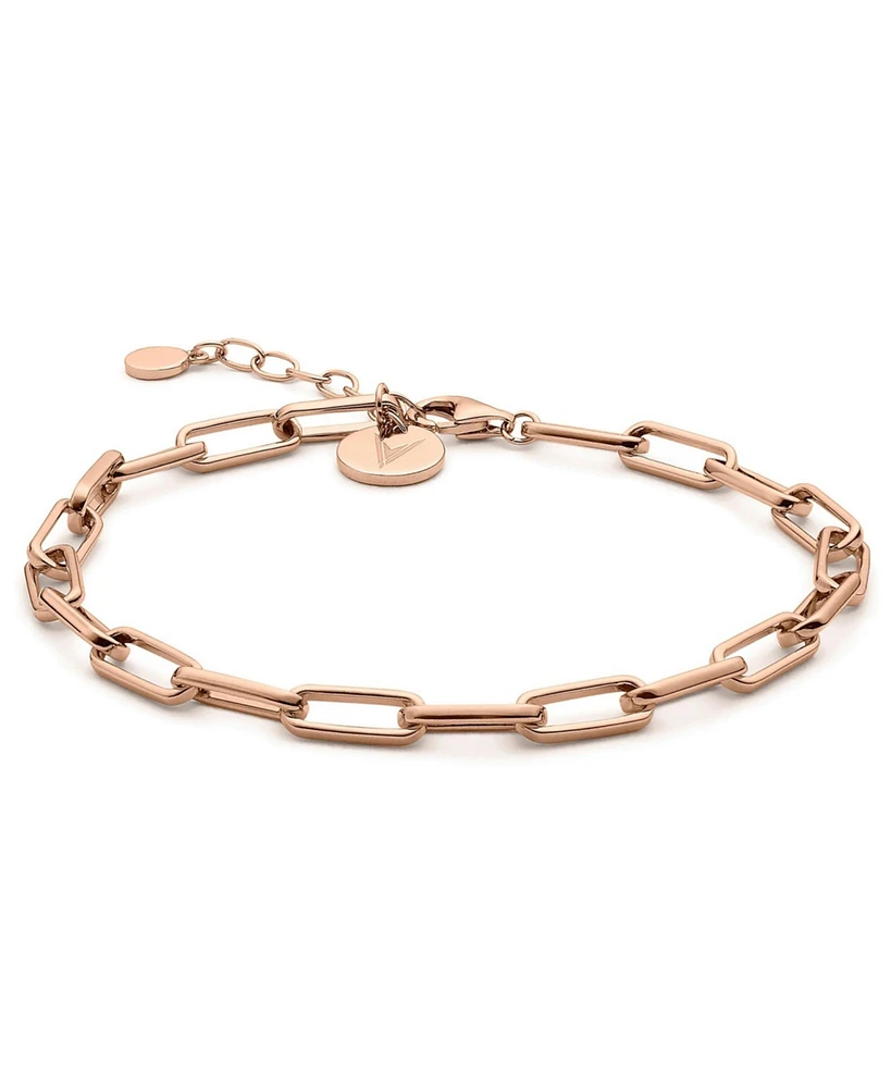 Vincero Men's Chain Link Bracelet – 14K Rose Gold Plated Stainless Steel