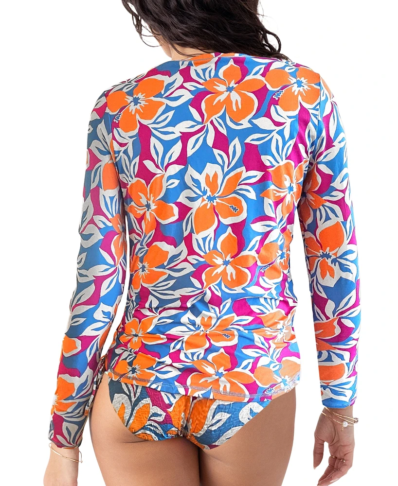 Roxy Juniors' Topanga Canyon Sea Skipping Rashguard