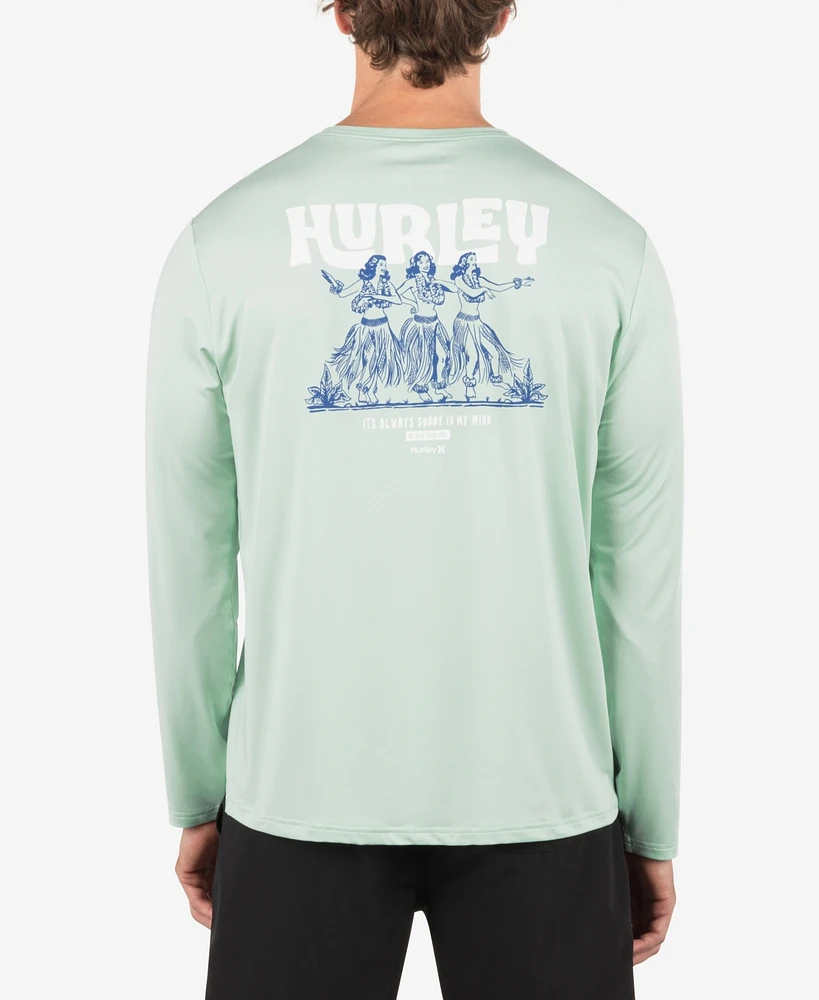 Hurley Men's Hybrid Upf Long Sleeve