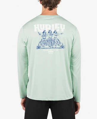 Hurley Men's Hybrid Upf Long Sleeve