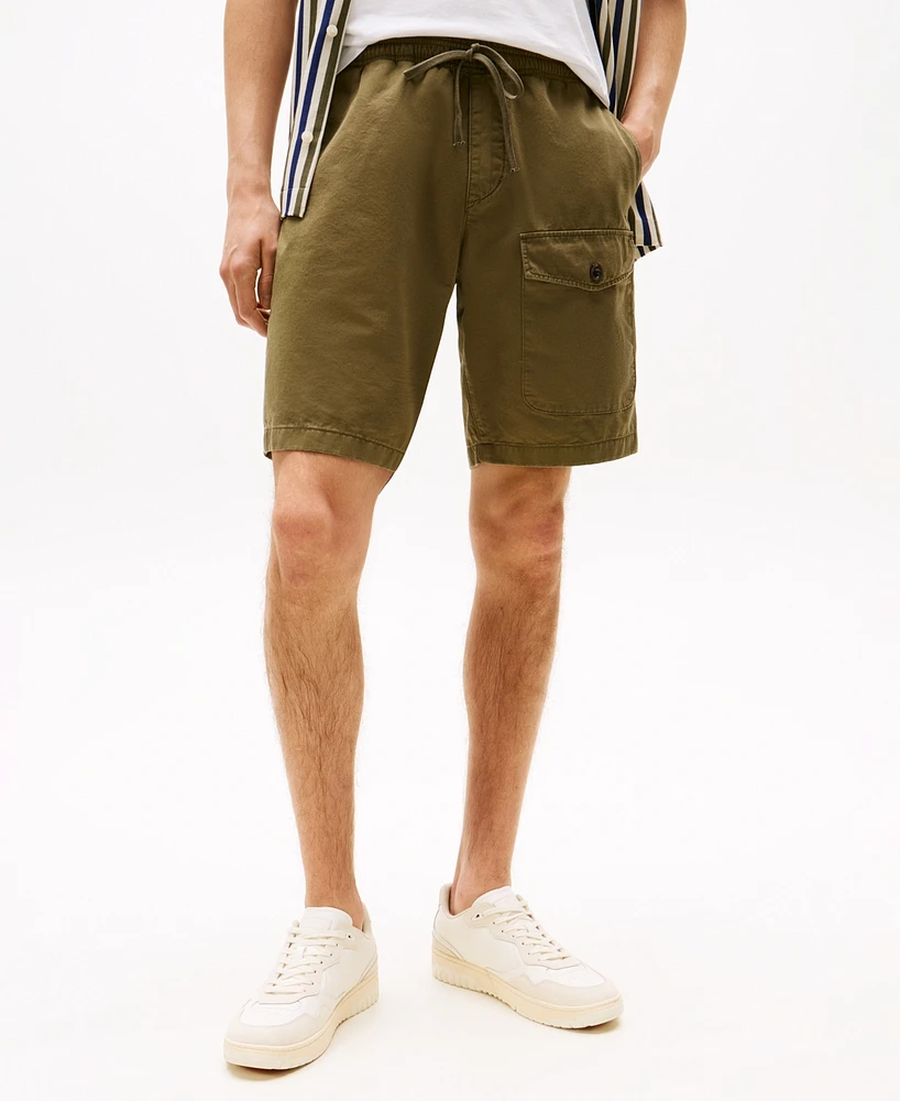 Tommy Hilfiger Men's Relaxed-Fit 9-1/2" Twill Cargo Shorts