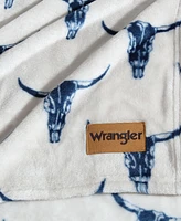 Wrangler Steer Head Ultra Soft Plush Fleece Blanket