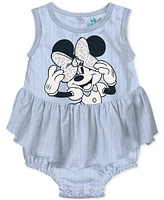 Disney Baby Girls Minnie Mouse Skirted Bodysuits, 2 Piece Set