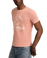 Lucky Brand Men's Desert Emporium Short Sleeve Crewneck Graphic T-Shirt