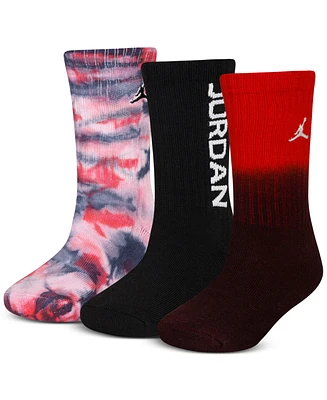 Jordan Big Boys Essentials Poolside Crew Socks, 3 Pack
