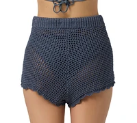 O'Neill Juniors Consuelo Crochet Pull-On Shorts