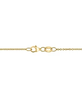 Effy Emerald (2 ct. t.w.) & Diamond (3/8 ct. t.w.) Pear Halo 18" Pendant Necklace in 14k Gold