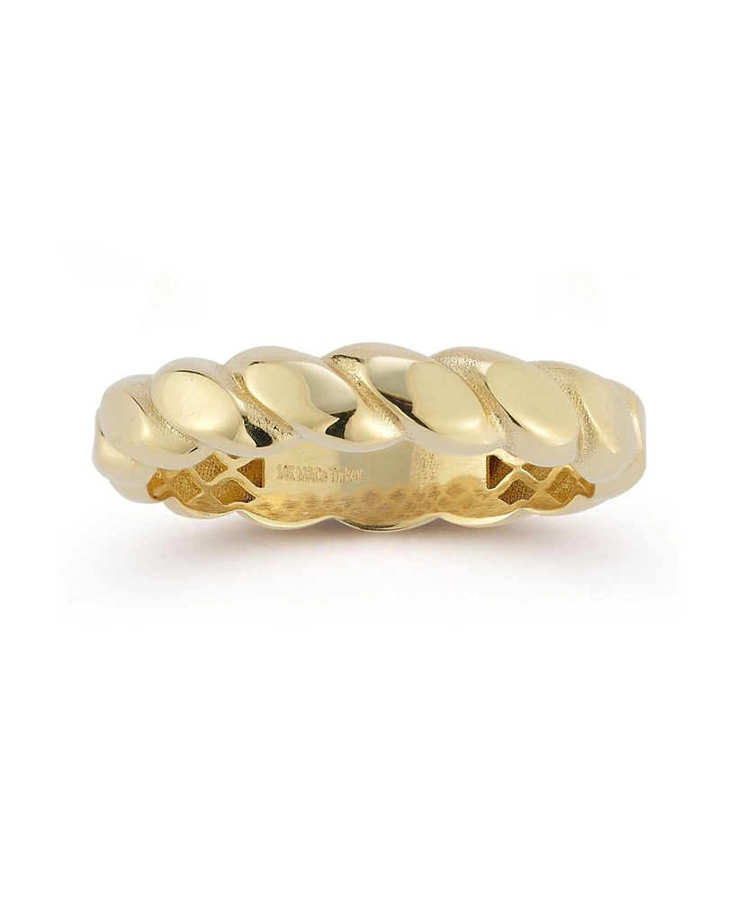 Rachel Zoe Fine Jewelry 14K Gold Braided Band Ring