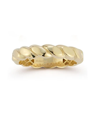 Rachel Zoe Fine Jewelry 14K Gold Braided Band Ring
