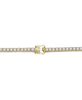 Cubic Zirconia 4mm magnetic lock Tennis Bracelet