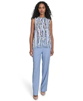 Calvin Klein Women's Sleeveless Printed Top