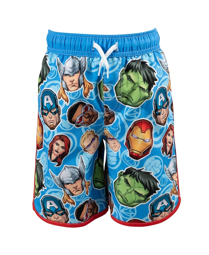 Avengers Toddler Boys Spidey and His Amazing Friends Upf 50+ Swim Trunks to