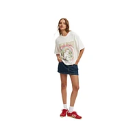 Cotton On Women's The Lcn Music Boxy Graphic Tee