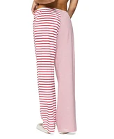 Edikted Women's Laken Mixed Striped Pants