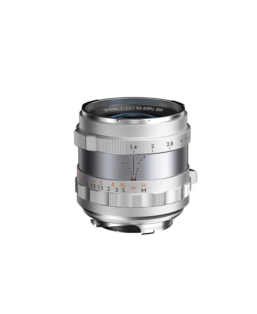 Thypoch Simera 50mm f/1.4 Asph Lens for Leica M, Silver
