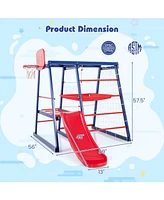 Multi-Function 7-in-1 Metal Climbing Set for Kids Ages 3 to 7 Years
