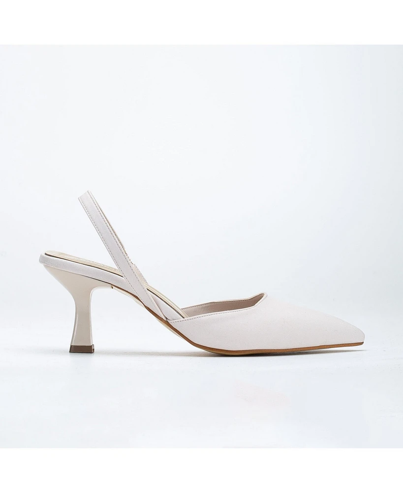 Rae Slingback Kitten Heel Pumps