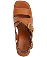 Coach Women's Archival Buckle Platform Sandals