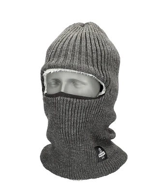 RefrigiWear Men's Sherpa-Lined Balaclava - Insulated Full-Face Winter Mask with Thermal Comfort