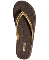 Michael Kors Zaza Slip-On Platform Flip Flop Sandals