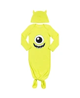 Monsters Inc. Baby Boys Lion King Pixar Sleeper Gown and Hat
