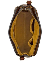 Patricia Nash Ithaca Small Leather Crossbody Bag