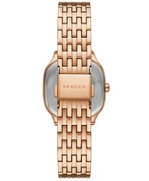 Skagen Women's Mellem Lille Quartz Three-Hand Rose Gold Stainless Steel Watch, 28mm