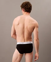 Calvin Klein Men's 3-Pk. Icon Stretch Hip Briefs