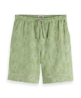 Scotch & Soda Men's Embroidered Shorts