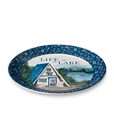 Certified International Wake At The Lake Round Platter